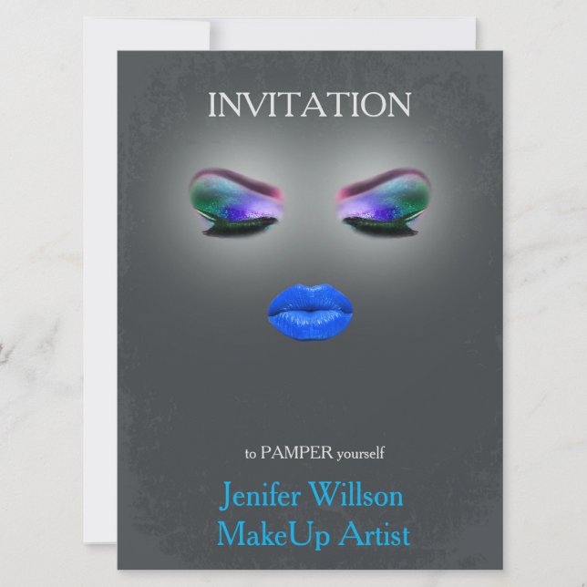 Makeup Artist Invitation (Front)