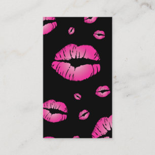 Makeup Artist Lips Business Card