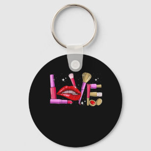 Makeup Artist Love Cosmetician Fashion Key Ring