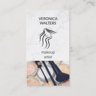 Makeup Artist Makeup Kit Beautician Business Card