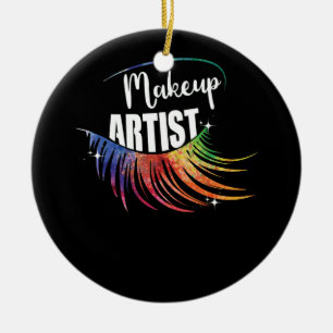 Makeup Artist Makeup Lover  Eyelash Beautiful Ceramic Ornament