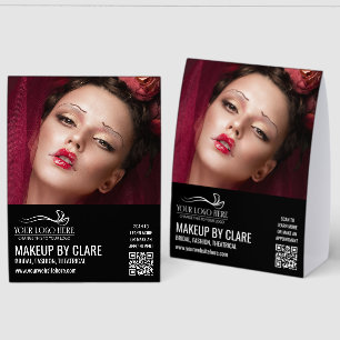Makeup Artist Marketing With Photo & Logo