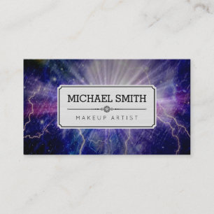 Makeup Artist Modern Galaxy #19 Business Card