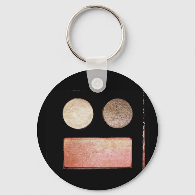 Makeup Artist Palette-Face by Shirley Taylor Key Ring (Front)