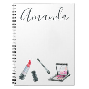 Makeup Artist Personalised Custom Art Notebook