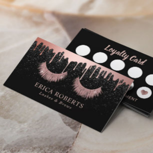 Makeup Artist Rose Gold Eyelash Dripping Loyalty