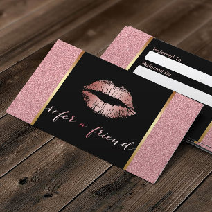 Makeup Artist Rose Gold Glitter Lips Referral
