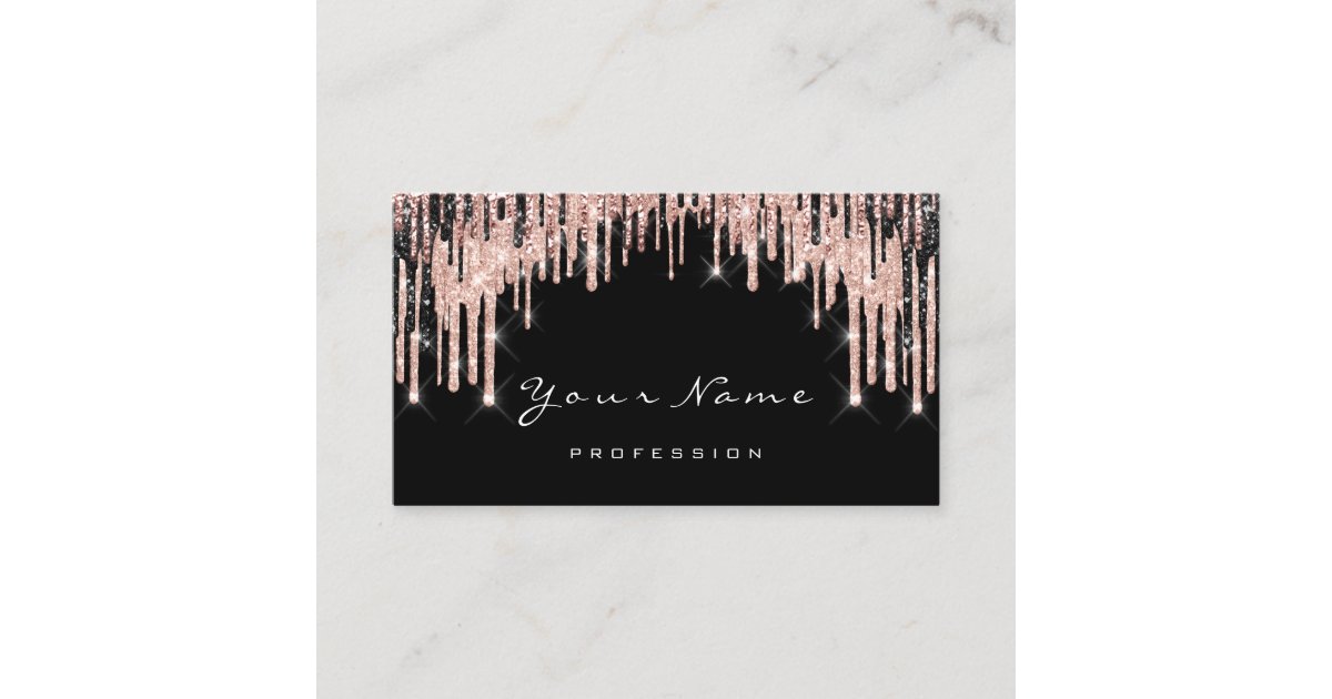 Makeup Artist Rose White VIP Wax Appointment Card Zazzle