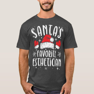 Makeup Artist Santa's Favourite Aesthetician Santa T-Shirt
