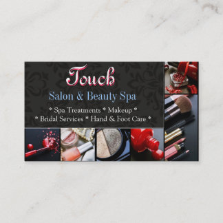 Makeup Artist Spa Salon Beauty Business Card
