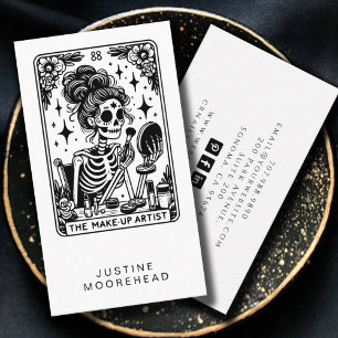 Makeup Artist Tarot Theme Business Card