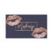 Makeup artist typography lips faux rose gold