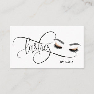 Makeup artist Wink Eye Beauty Salon Lash Extension Business Card