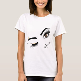 Makeup artist Wink Eye Beauty Salon Lash Extension T-Shirt