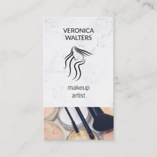 Makeup Artist Womens Beauty Makeup Kit Business Card