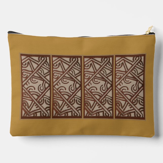 Makeup Bag with design from Papua New Guinea (Back)