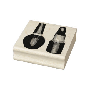 Makeup Beauty Lipstick Tube Nail Polish Bottle Rubber Stamp