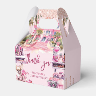 Makeup Birthday Party Personalised Favour Box