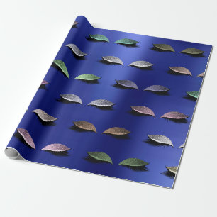 Makeup Blush Eyes Beauty Sapphire Blue Cobalt Wrapping Paper
