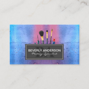 Makeup Brushes Makeup Powder Appointment Card