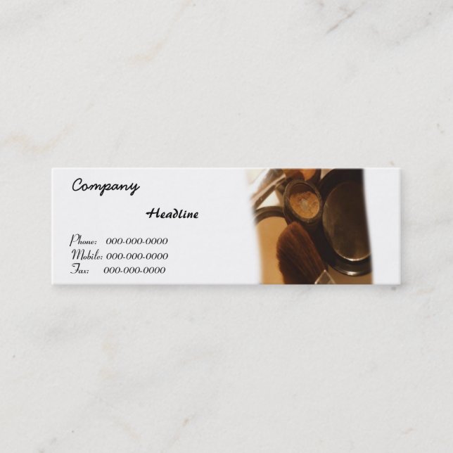 Makeup Business Card (Front)