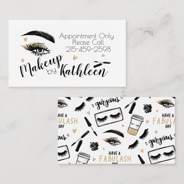 Makeup Business Card (Front/Back)