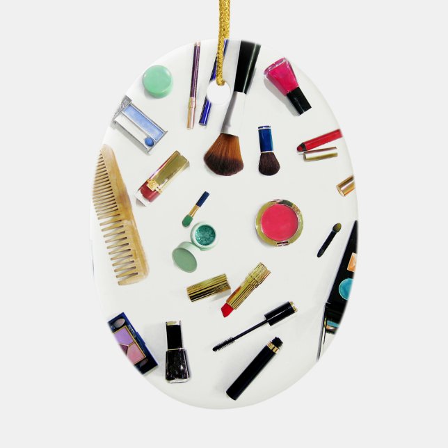 Makeup Ceramic Tree Decoration (Front)