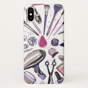 Makeup Circle Design iPhone X Case