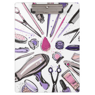 Makeup Circle Design Clipboard