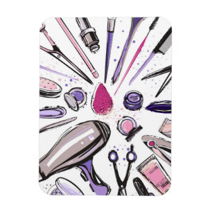 Makeup Circle Design Magnet