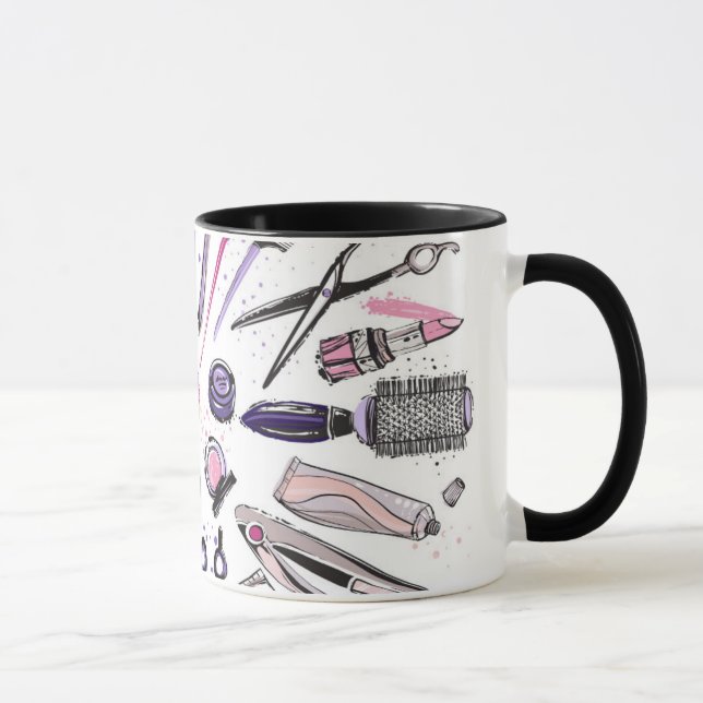 Makeup Circle Design Mug (Right)