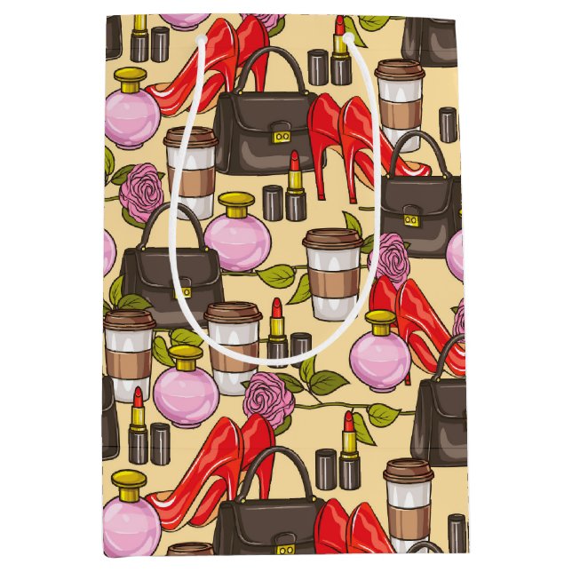 Makeup Coffee Style Beauty Gift Bag (Front)