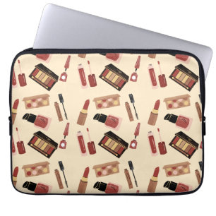 Makeup Cosmetics Beauty Pattern Cosmetology Laptop Sleeve