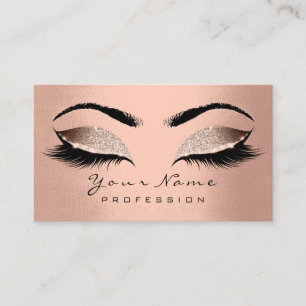 Makeup Eyes Lashes Wax Brown Skin Appointment Card
