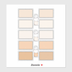Makeup Foundation Create Your Own Vinyl Labels