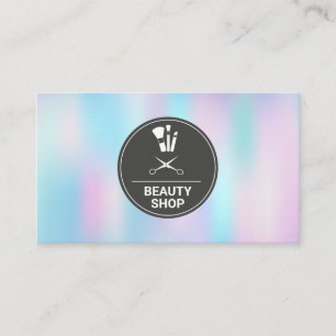 Makeup Hair Kit   Colourful Pastel Blend Business Card