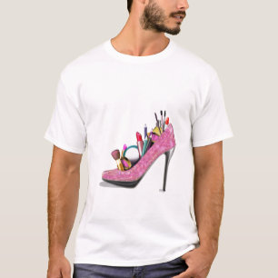 Makeup High Heels Stillettos T-Shirt