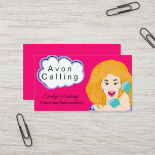Makeup Independent Rep Avon  Business Card