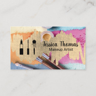 Makeup Kit and Powder Business Card