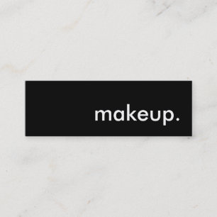 makeup. mini business card