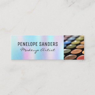 Makeup Palettes Holographic Gradient Mini Business Card