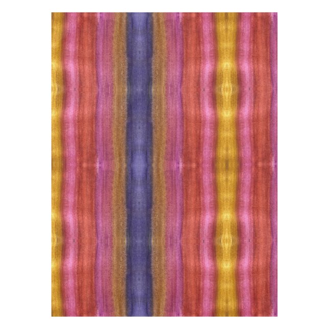 Makeup Pallet Watercoloring Art Tablecloth (Front)