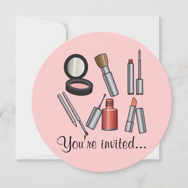 Makeup Party Invitation (Front)