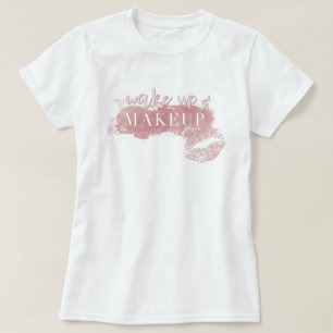 Makeup Pink Girl Lips T-Shirt