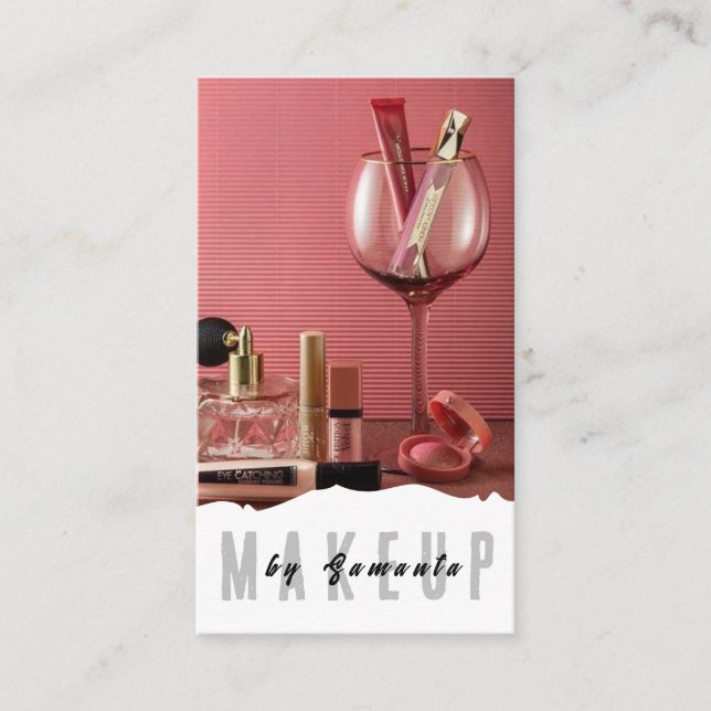 Makeup PMU Microblading Henna Salon Business Card (Front)