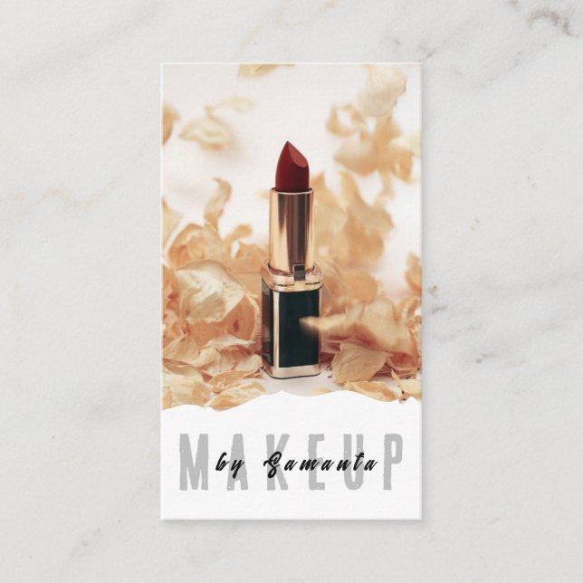 Makeup PMU Microblading Henna Salon Business Card (Front)
