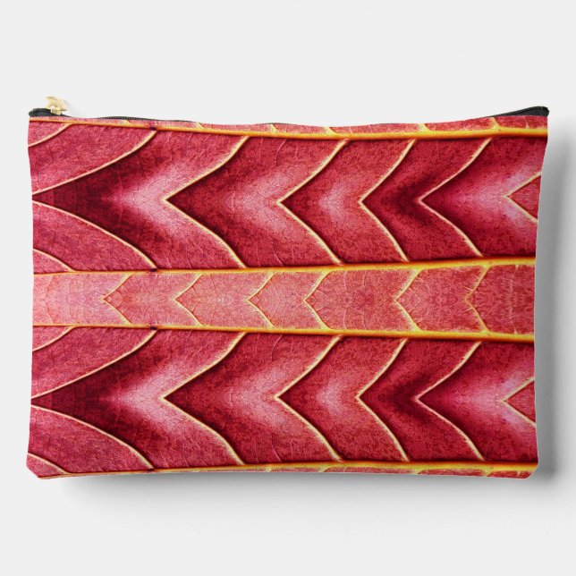 Makeup Pouch, A trendy cute red colour design  Acc Accessory Pouch (Front)