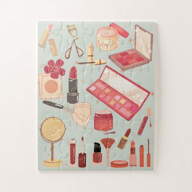 makeup ,puzzle, jigsaw puzzle (Vertical)