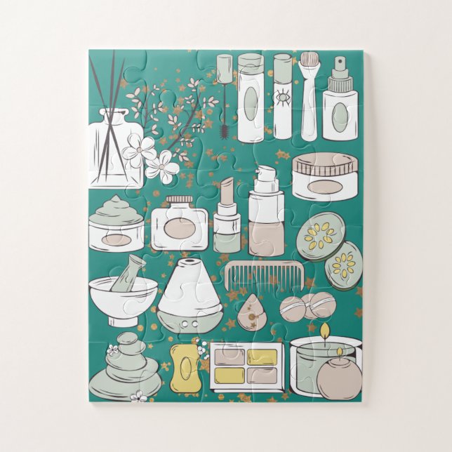 makeup ,puzzle, jigsaw puzzle (Vertical)