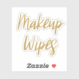 Makeup Wipes Storage Sticker